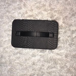 Black Scaled Makeup Bag